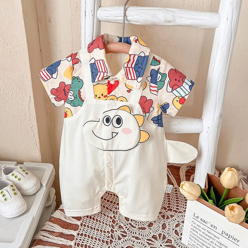 Baby Summer Newborn Two-piece Bag Clothes