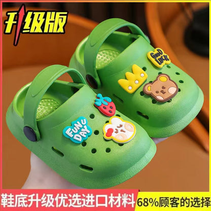 Children's Slippers Summer Boys And Girls Cartoon Shoes Baby Slippers