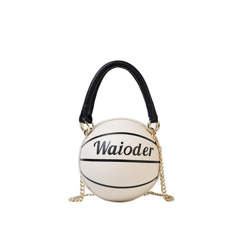 Basketball Shape Chain Shoulder HandBag